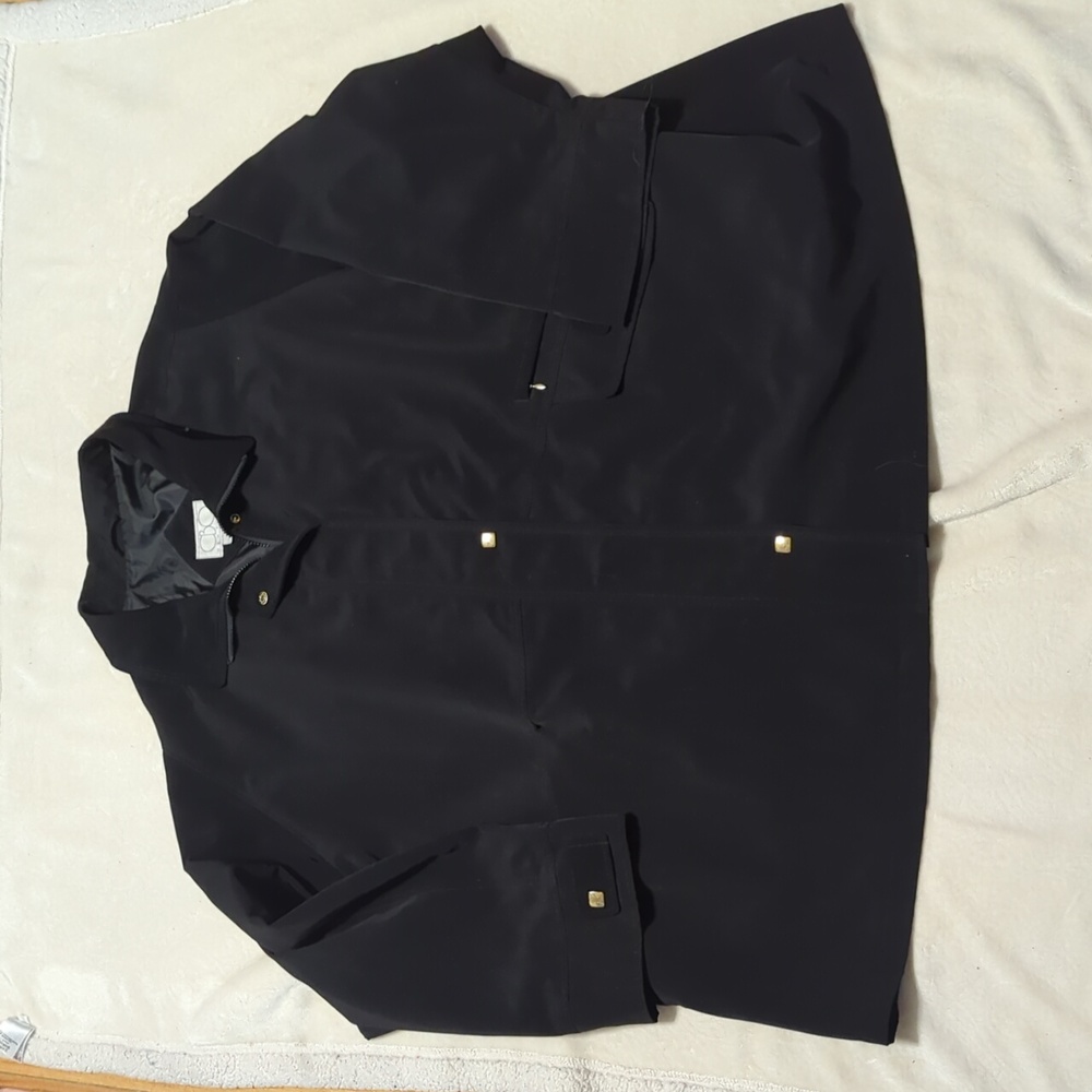 CBO New York Women's Black coat jacket size 6X
